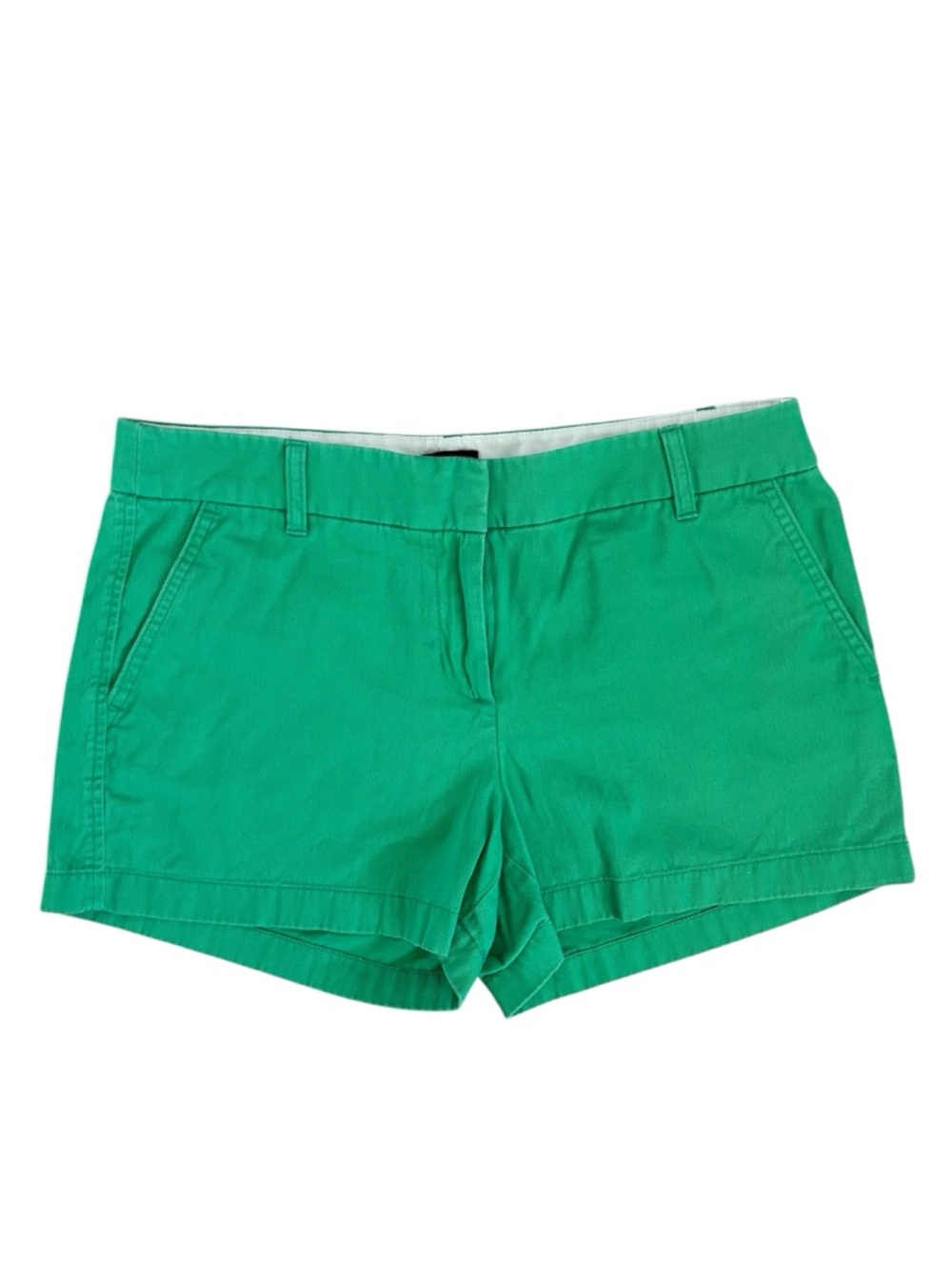 J. Crew Bright Green Cotton Chino Shorts